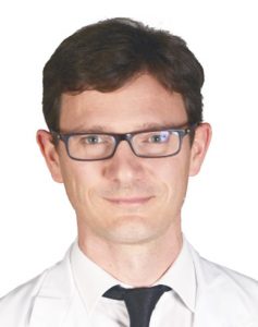 Das Bild zeigt Prof. Dr. Dr. Navarini, Basel (USB).